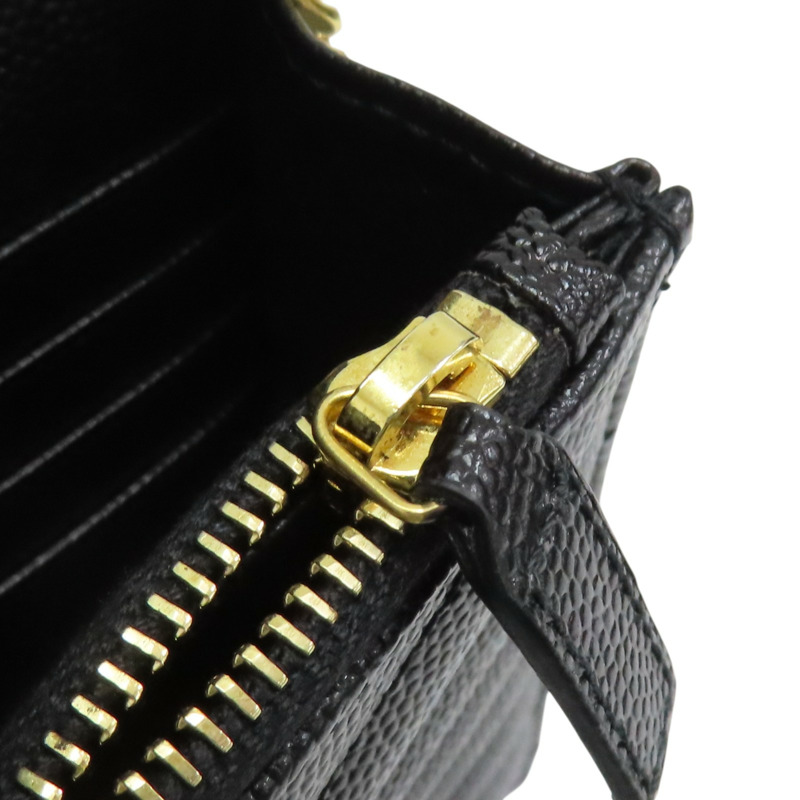 黑色 山形紋牛皮 WOC 鏈帶 肩背包【SAINT LAURENT YSL 聖羅蘭 】 393953-10