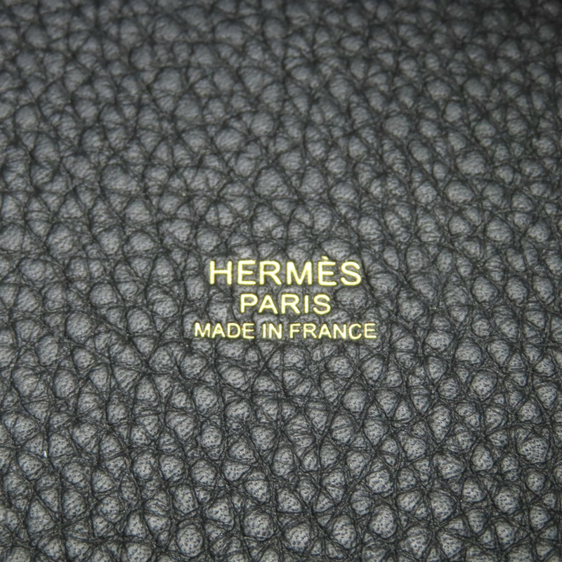 黑色 TC牛皮 Picotin Lock 18 手提包 B刻 金釦【HERMES 愛馬仕】 H056289CC-5