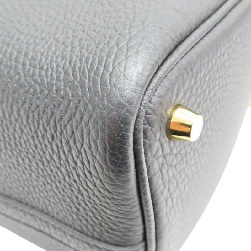 黑色 TC牛皮 Picotin Lock 18 手提包 B刻 金釦【HERMES 愛馬仕】 H056289CC-11