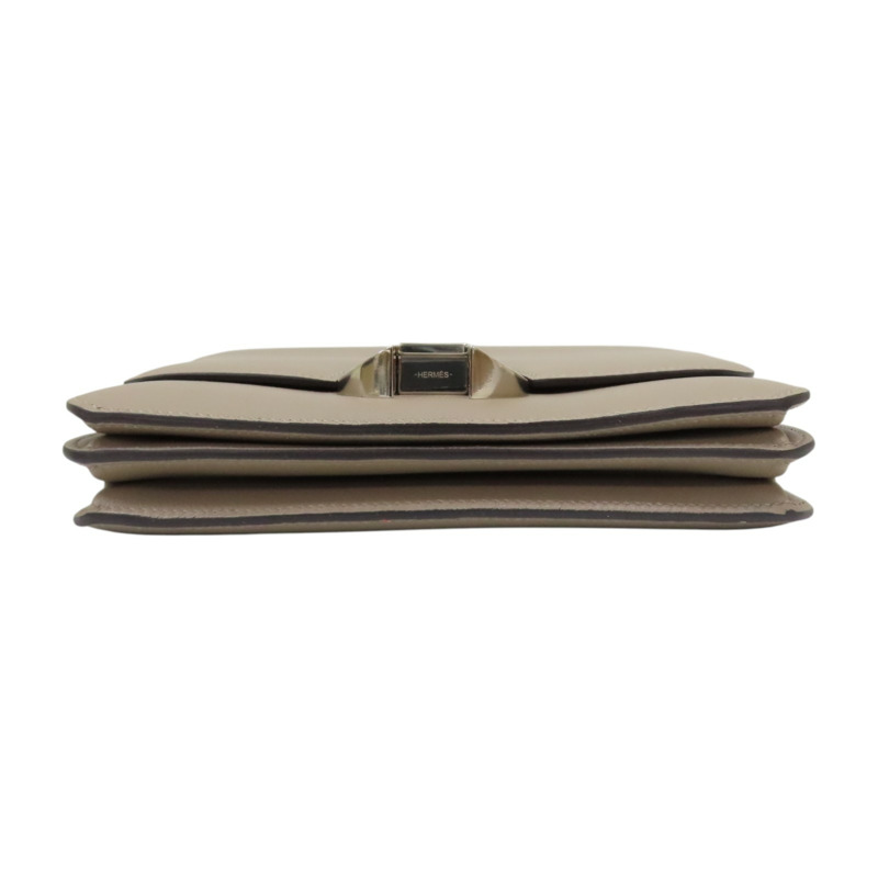 大象灰 Evercolor牛皮 Sac 2002 Gris Asphalte 肩背包 C刻【HERMES 愛馬仕】-3