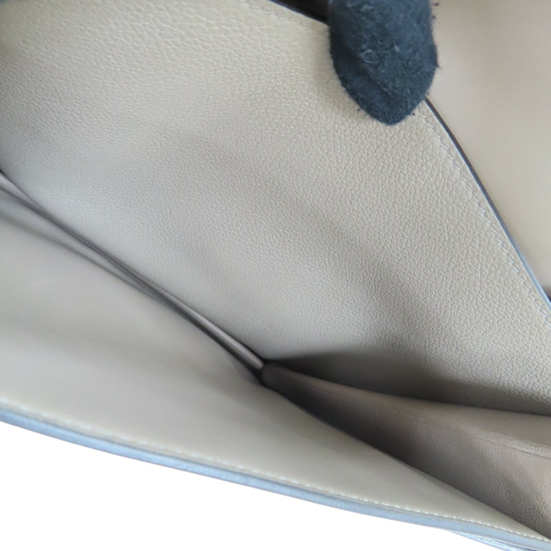 大象灰 Evercolor牛皮 Sac 2002 Gris Asphalte 肩背包 C刻【HERMES 愛馬仕】-5