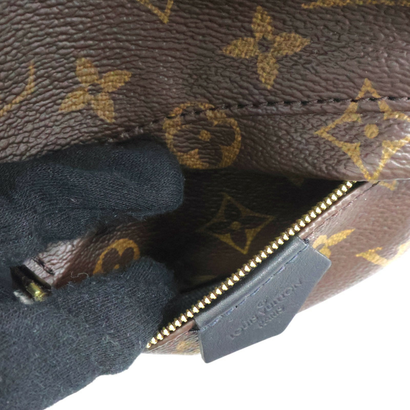 棕色 原花帆布 Palm Springs Mini 後背包【LOUIS VUITTON LV 路易威登】 M44873-6