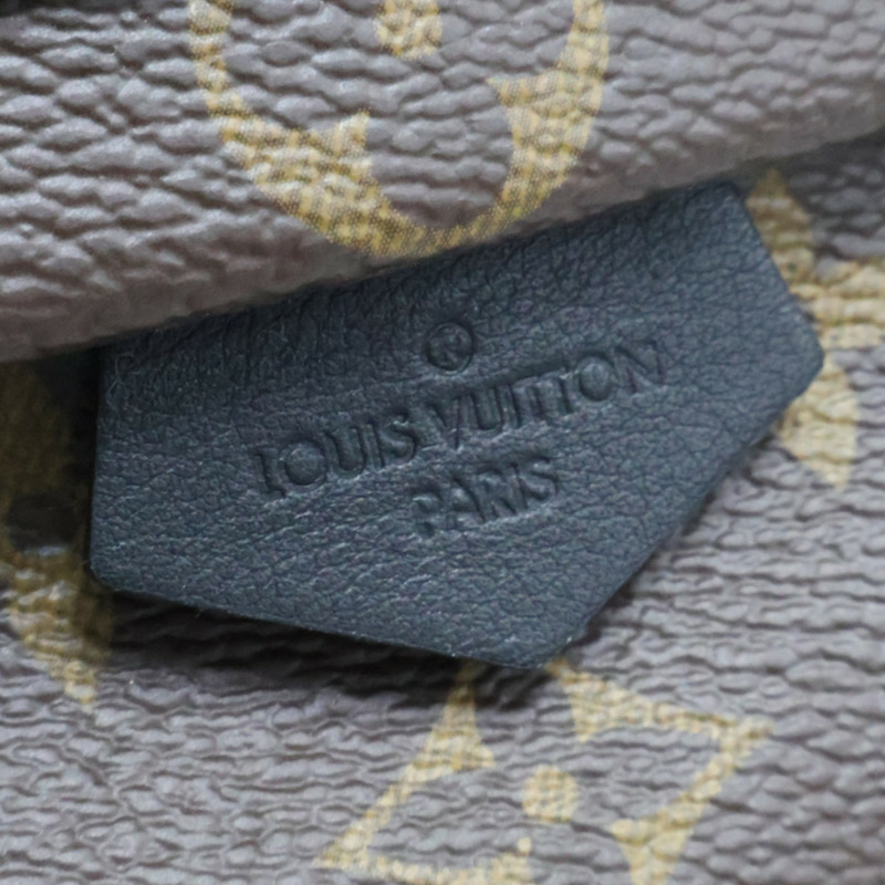 棕色 原花帆布 Palm Springs Mini 後背包【LOUIS VUITTON LV 路易威登】 M44873-7
