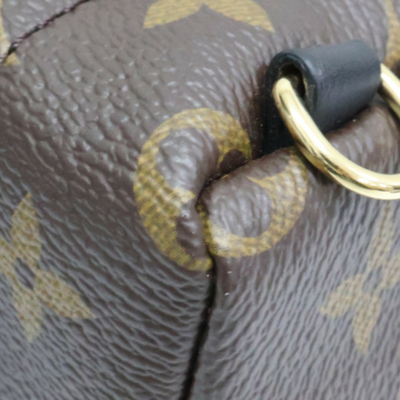 棕色 原花帆布 Palm Springs Mini 後背包【LOUIS VUITTON LV 路易威登】 M44873-14