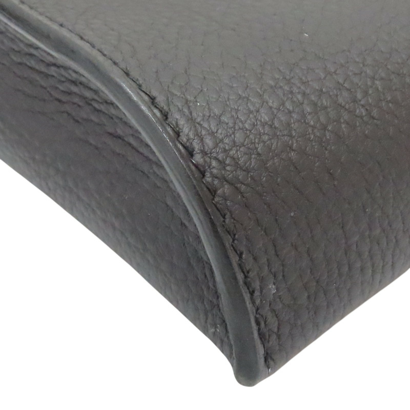 黑色 TOGO牛皮 Videpoches 肩背包 K刻 銀扣【HERMES 愛馬仕】 H084024CKAQ-8