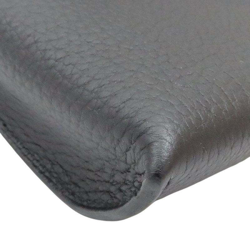 黑色 TOGO牛皮 Videpoches 肩背包 K刻 銀扣【HERMES 愛馬仕】 H084024CKAQ-10