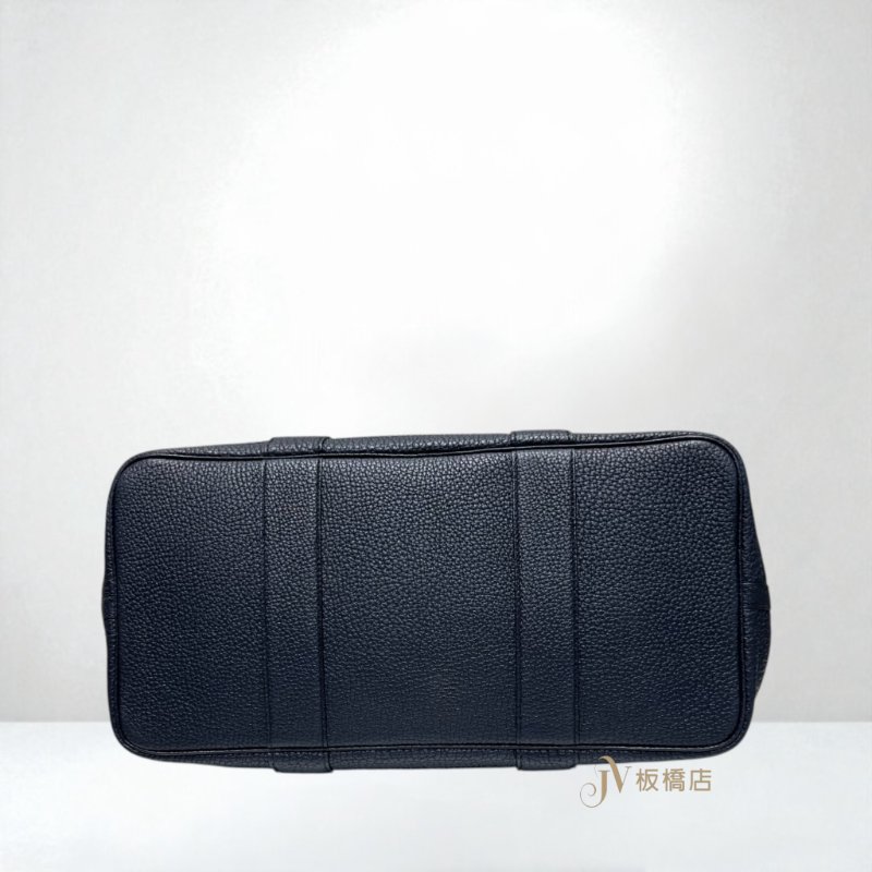 JY0339-Hermes 深藍色Fjord皮 Garden Party 36-4