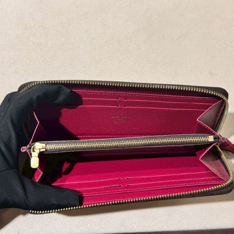 Louis Vuitton  經典桃紅長夾-7