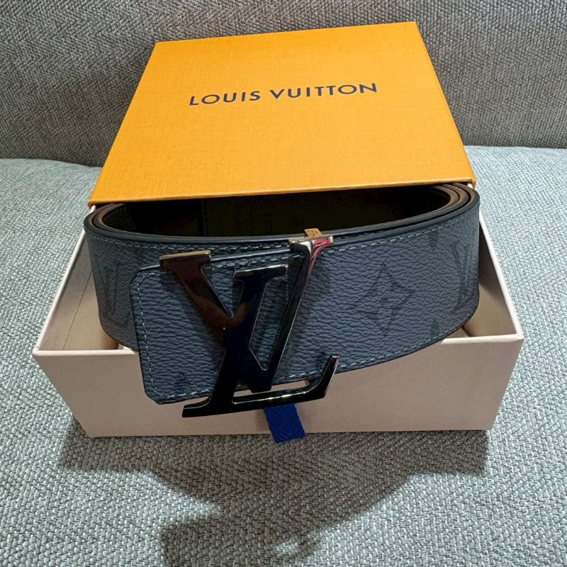 Louis Vuitton  INITIALES 老花雙面皮帶-0