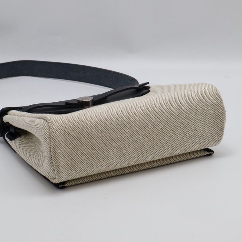 HERMES Herbag zip 20 - 黑銀 K-18