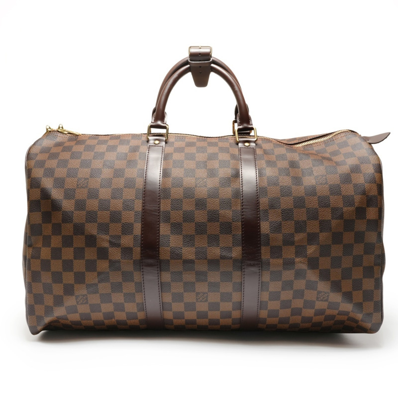 路易威登 Keepall 50 Damier Ebene 波士頓包，棕色，2006 年，WS27347-0