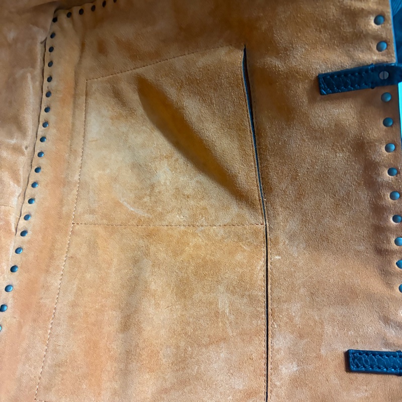 Valentino # 小牛皮重功釘彩色木珠rolling rockstuds tote bag-5