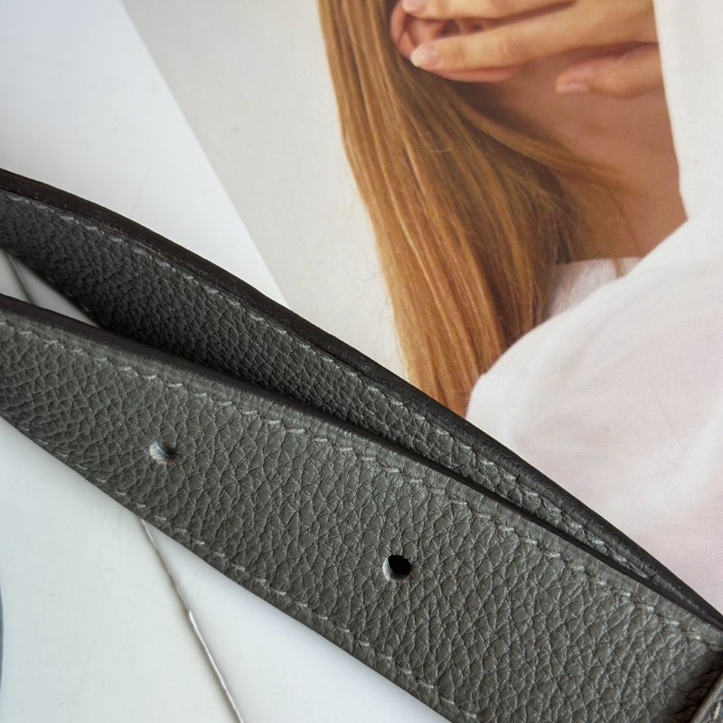 HERMES Steve light junior郵差包 - 積雨雲灰銀 B-9