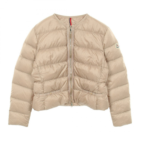 MONCLER LAURINE 羽絨外套 1A00101 尼龍 米色 #5 二手 女款