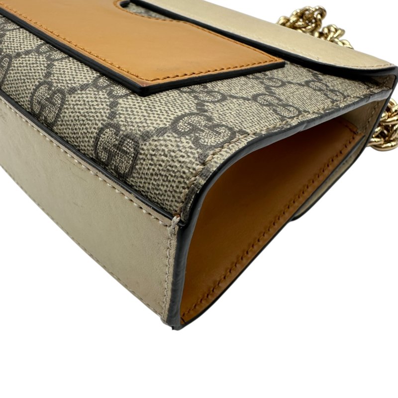 【美收精品】Gucci Padlock GG Supreme 皮革帆布小型肩揹包 C-228【隔月月中將轉賣至日本 上架期限30天】-7