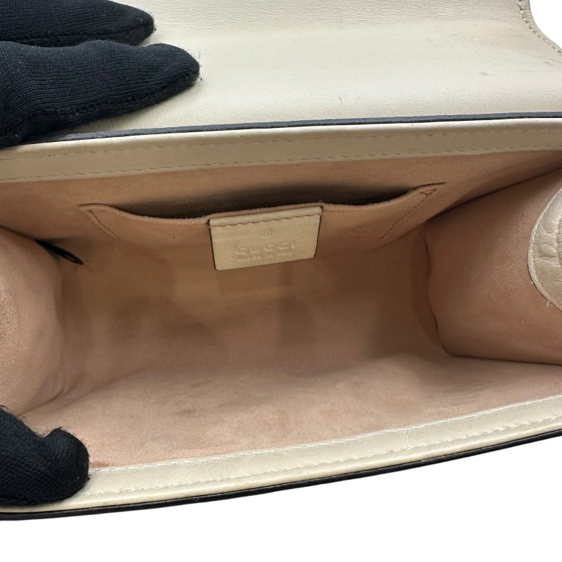 【美收精品】Gucci Padlock GG Supreme 皮革帆布小型肩揹包 C-228【隔月月中將轉賣至日本 上架期限30天】-11