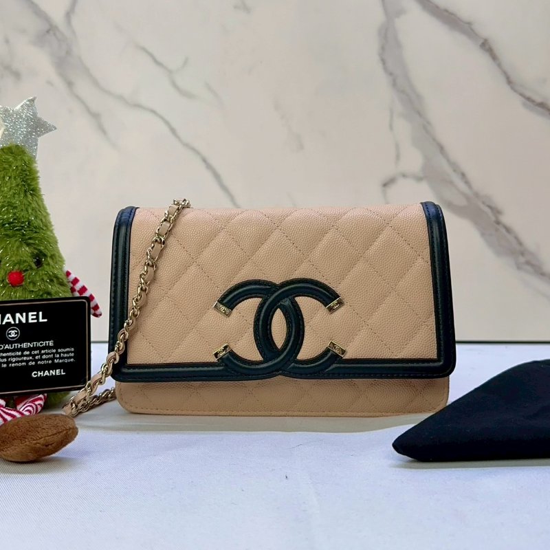 CHANEL CC Filigree系列鏈帶包-0