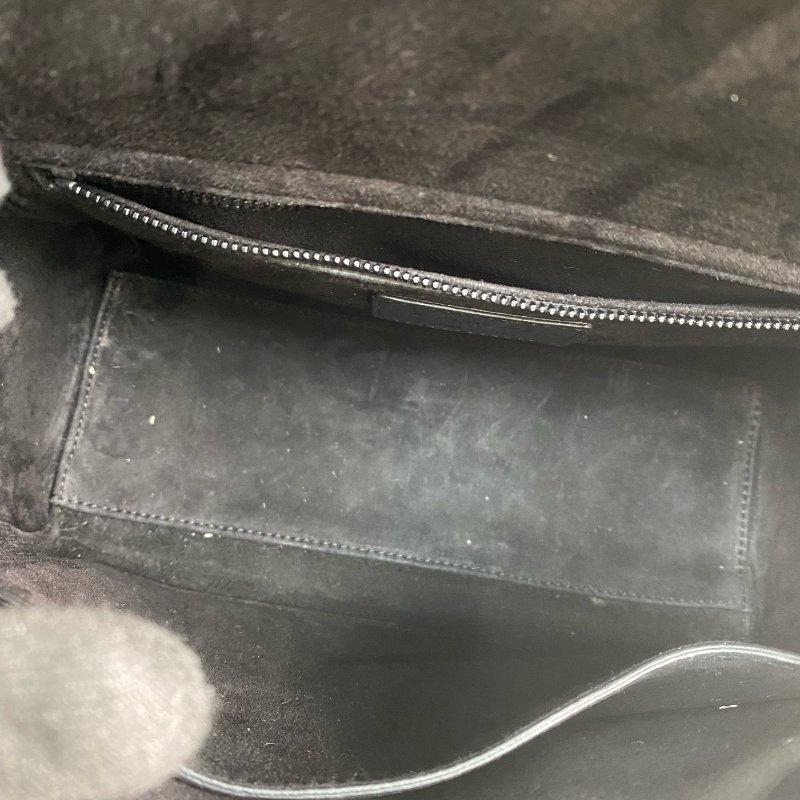 △ Dior 迪奧 Black Calfskin Heart Playing Cards Lady Dior 2 Way Bag 黑色小牛皮紅心梅花兩用袋 - 267001663-13