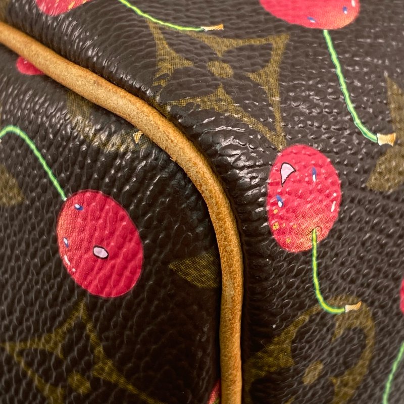 △ Louis Vuitton 路易威登 Brown Coated Canvas Monogram Cherry Speedy 25 Hand Bag M95009 啡色塗層帆布經典老花櫻桃手袋 - 267001662-10