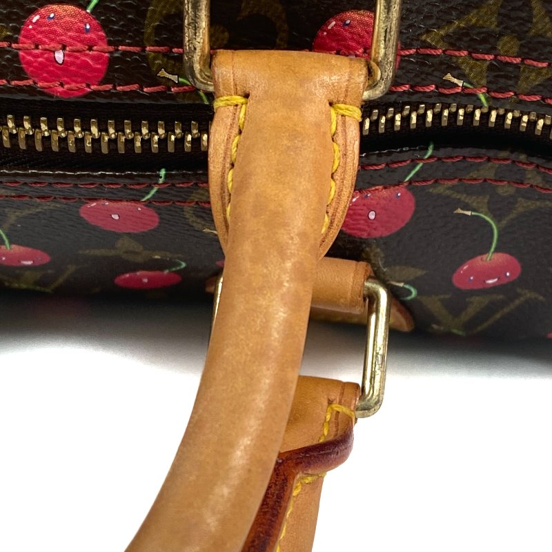 △ Louis Vuitton 路易威登 Brown Coated Canvas Monogram Cherry Speedy 25 Hand Bag M95009 啡色塗層帆布經典老花櫻桃手袋 - 267001662-13