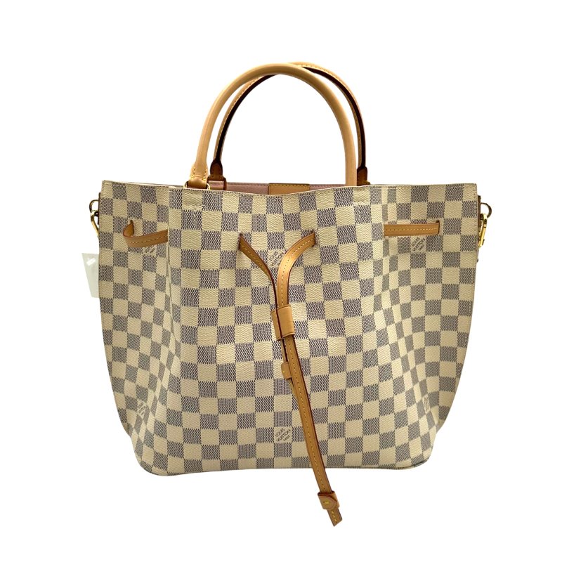 【美收精品】LOUIS VUITTON 白內裡雙耳手提肩背束口水桶包 C-229【隔月月中將轉賣至日本 上架期限30天】-0