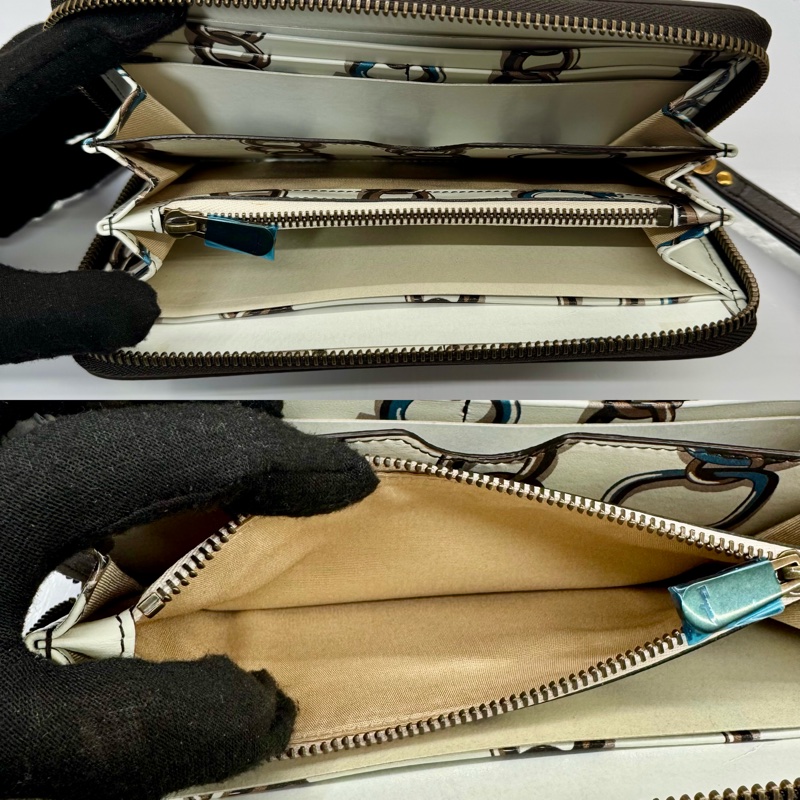 菲拉格慕  FERRAGAMO LEATHER ROUND 皮革拉鍊式長夾-3