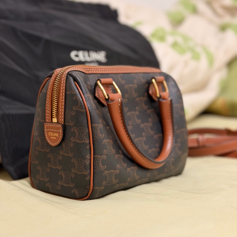 Celine 波士頓包 小號20cm-3