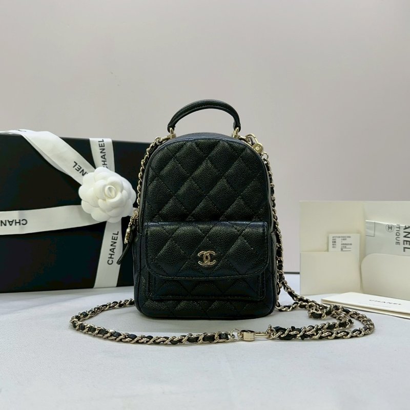 CHAMEL 24C荔枝牛迷你後背包-1