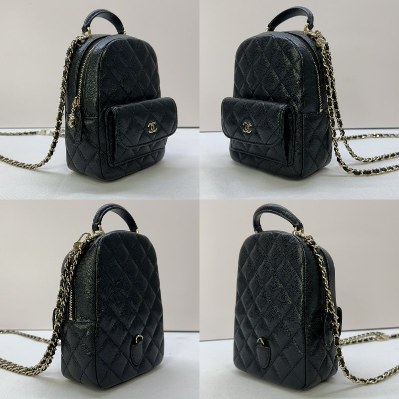 CHAMEL 24C荔枝牛迷你後背包-3