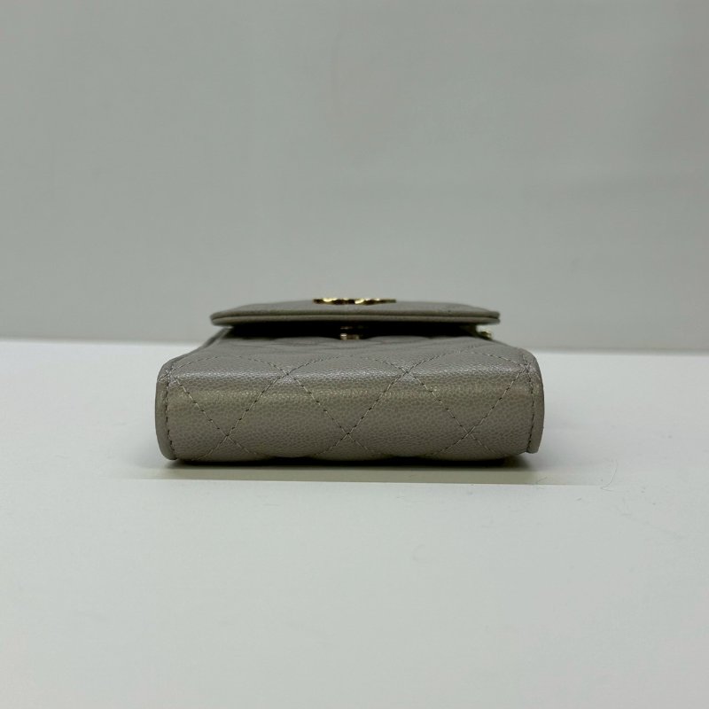 CHANEL 22C魚子醬二合一手機耳機包-6