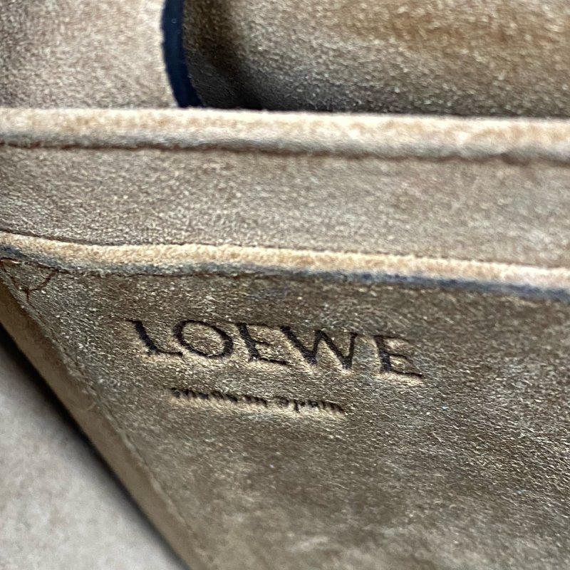☆ Loewe 羅意威 Brown Beige Calfskin Gate Shoulder Bag 啡色淺啡色小牛皮肩背袋 - 267001563-20
