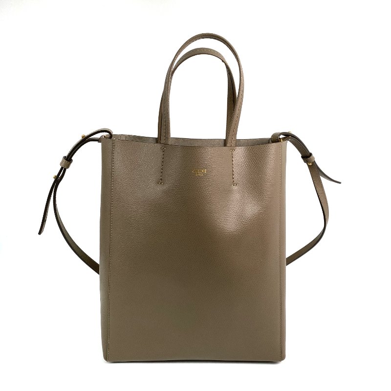 ☆ Celine 思琳 Brown Calfskin Vertical 2 Way Bag 啡色小牛皮兩用袋 - 267002335-1