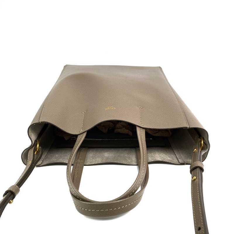 ☆ Celine 思琳 Brown Calfskin Vertical 2 Way Bag 啡色小牛皮兩用袋 - 267002335-6