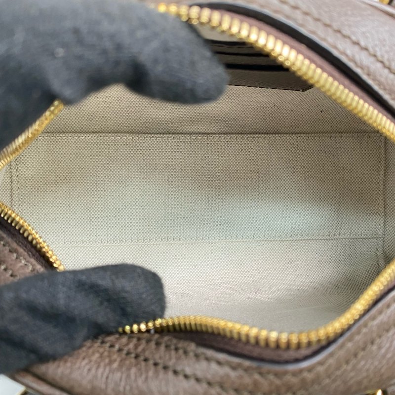 △ Gucci 古馳 Brown Coated Canvas GG Supreme Ophidia Mini 2 Way Bag 724606 啡色塗層帆布經典老花兩用袋 - 267002099-15