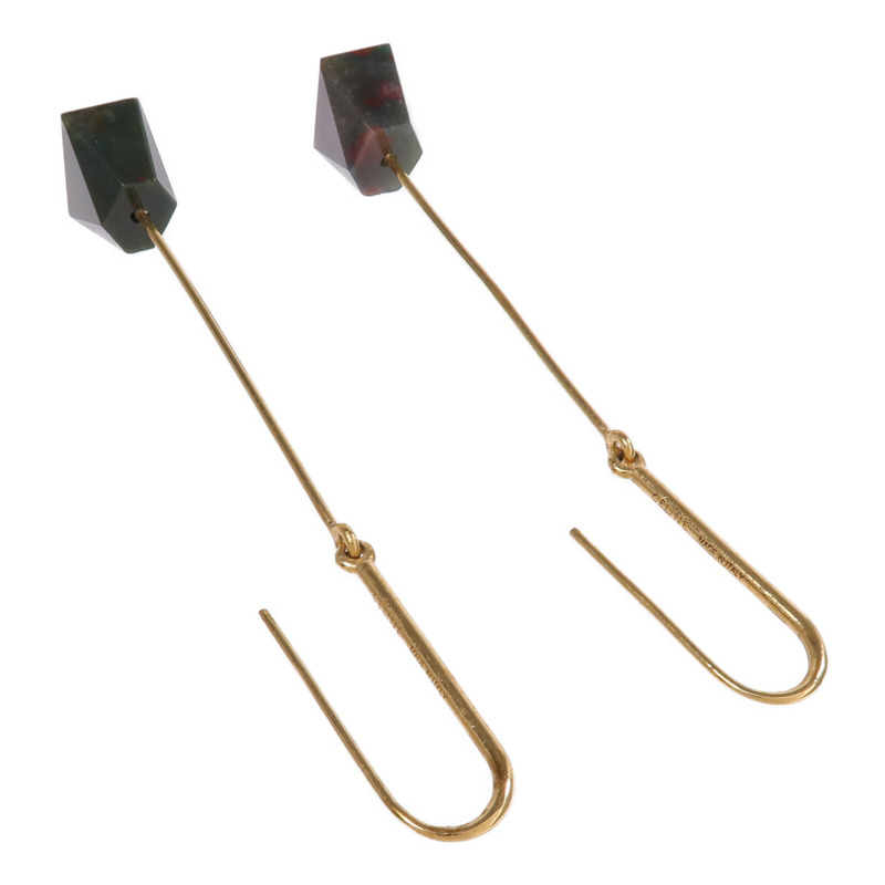 CELINE 金屬Stone Earrings耳環-3