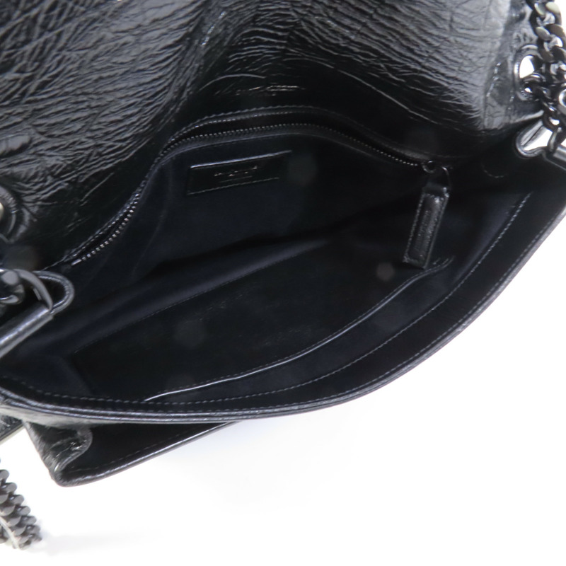 YVES SAINT LAURENT 牛皮皮革Niki肩背袋-4