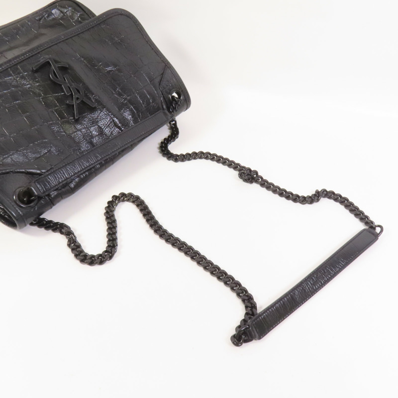 YVES SAINT LAURENT 牛皮皮革Niki肩背袋-5