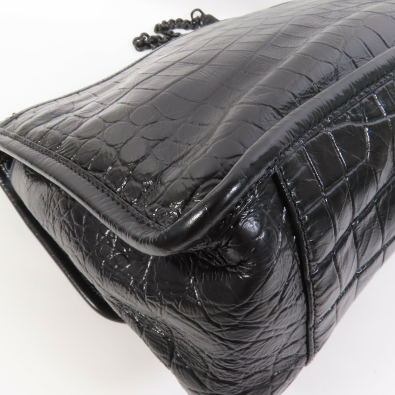 YVES SAINT LAURENT 牛皮皮革Niki肩背袋-13