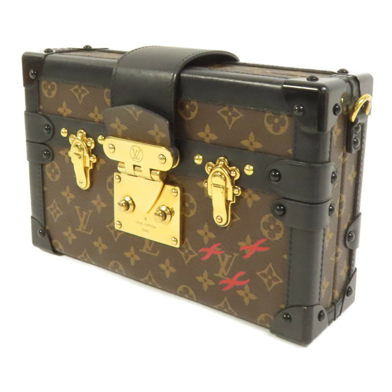 LOUIS VUITTON Monogram Petite Malle金扣肩背袋-2