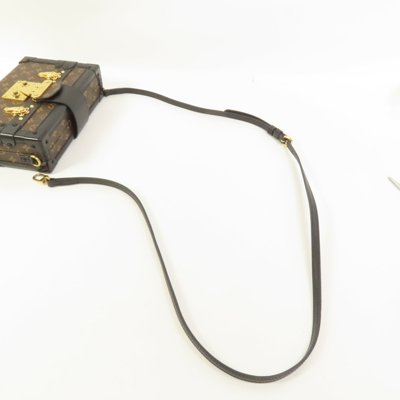 LOUIS VUITTON Monogram Petite Malle金扣肩背袋-4