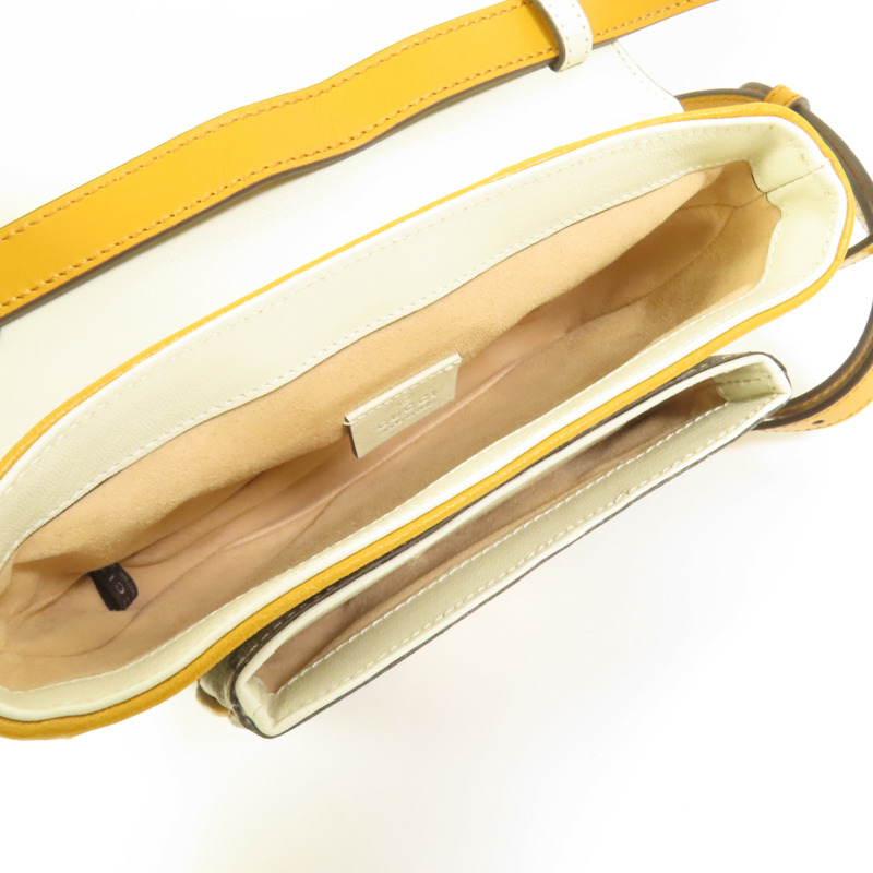 GUCCI 塗層帆布/牛皮皮革Padlock Mini Top Handle Bag金扣手挽肩背兩用袋-8