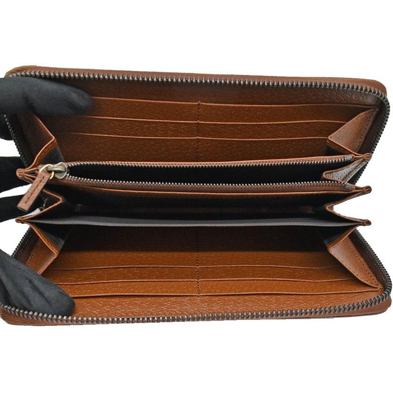 【門市全新現貨】GUCCI Diana 竹節釦牛皮拉鍊長夾(附原廠紙盒、原廠防塵袋)-4