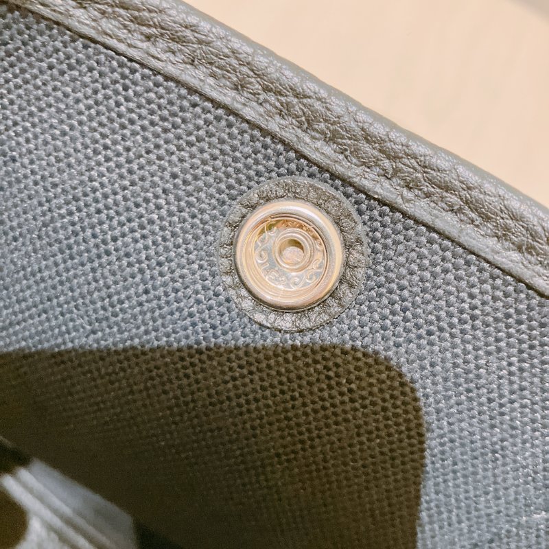 TK1957	愛馬仕  Garden Party 30 Canvas Black X PHW-21