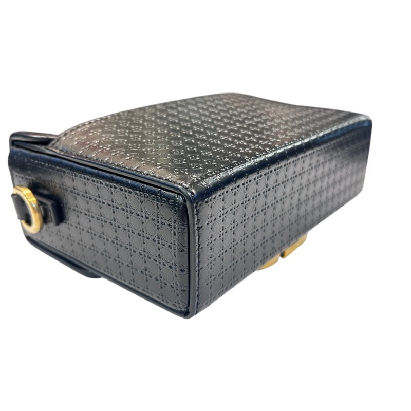 DIOR黑色金皮千鳥紋蒙田30斜背包-4