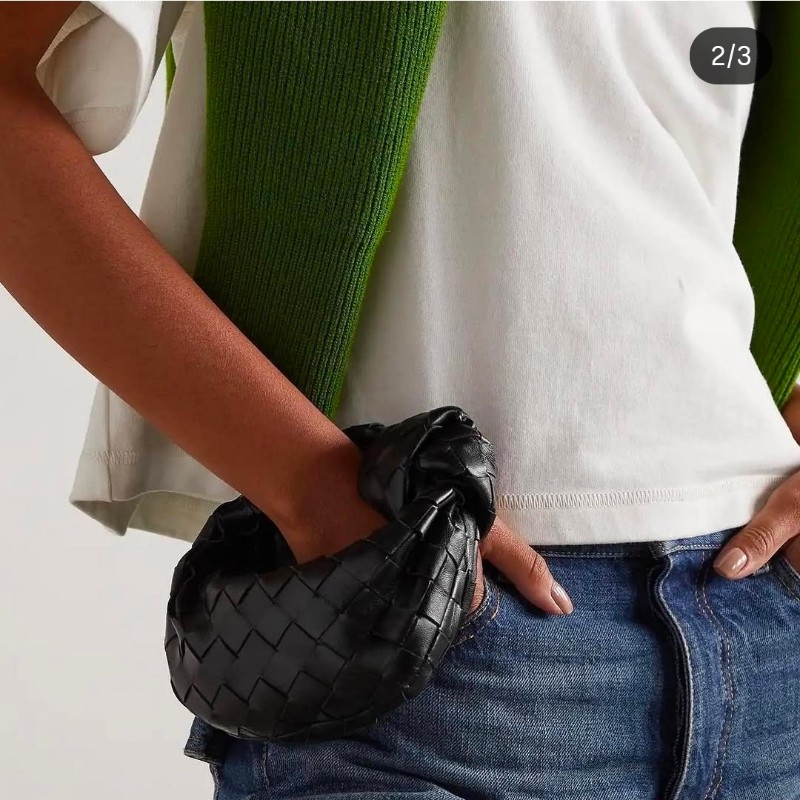 Bottega Veneta Jodie candy 黑色 全新-8