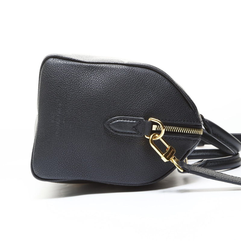 路易威登 Speedy Bandouliere 25 雙色 Monogram Empreinte M58947 波士頓包 黑色 WS26518-4