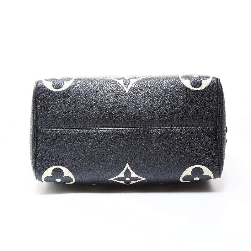 路易威登 Speedy Bandouliere 25 雙色 Monogram Empreinte M58947 波士頓包 黑色 WS26518-7