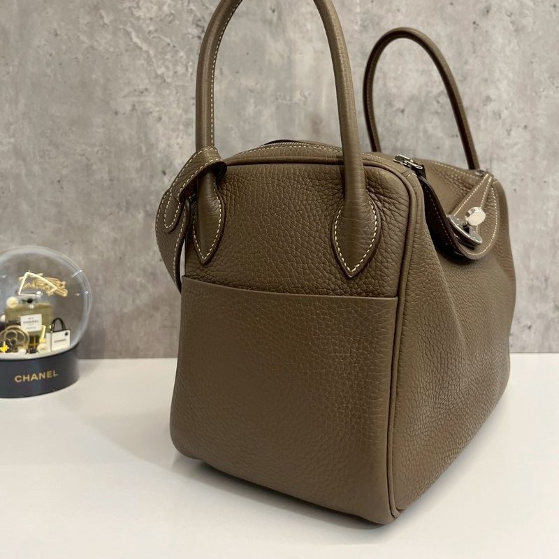 Hermes Lindy 26 大象灰 銀釦 D刻TC皮 99新-2