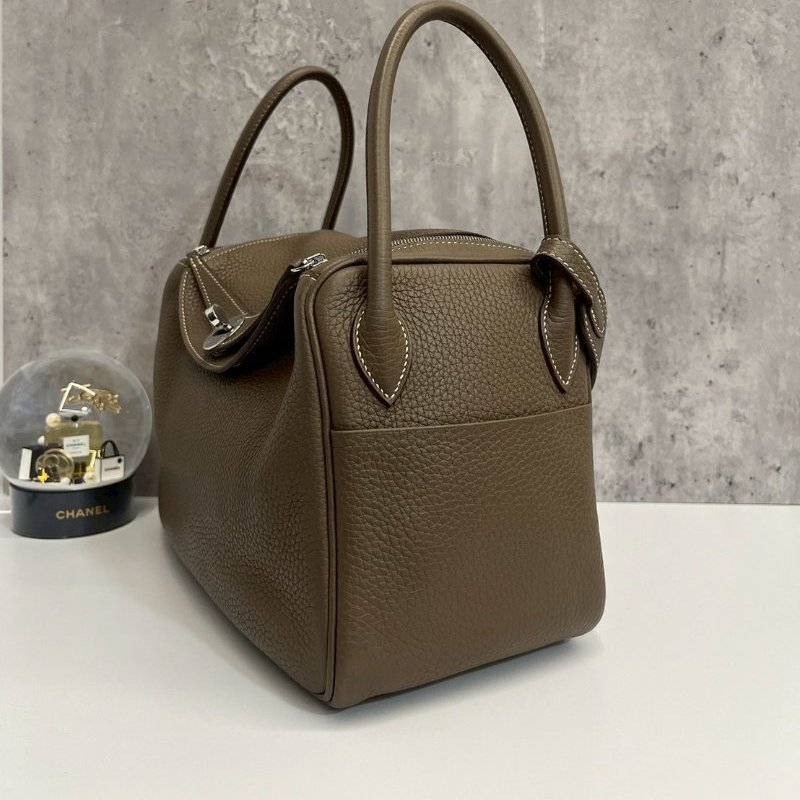 Hermes Lindy 26 大象灰 銀釦 D刻TC皮 99新-3