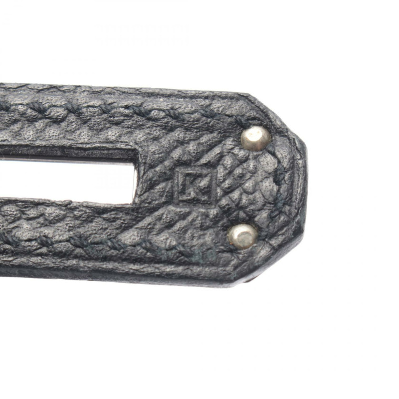 愛馬仕 Haut a courroies 32 手提包 K Epsom 皮革 黑色 二手 女士 SHW-4